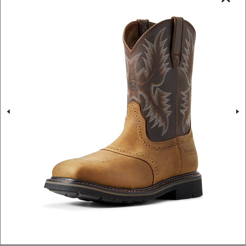 Ariat Sierra wide square toe steel work boot